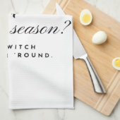 serviette de cuisine Halloween ensorcelante || sai (Quart Plié)