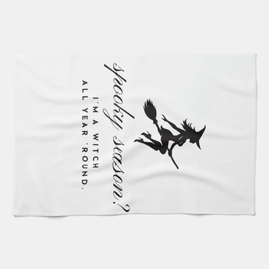 serviette de cuisine Halloween ensorcelante || sai (Horizontal)