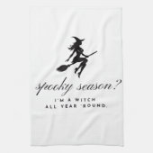 serviette de cuisine Halloween ensorcelante || sai (Vertical)