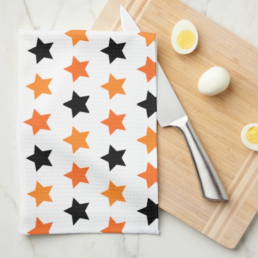 Serviette de cuisine Halloween Stars (Quart Plié)