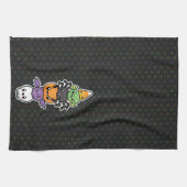 Serviette de cuisine Halloween Traits (Horizontal)