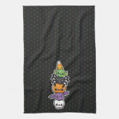 Serviette de cuisine Halloween Traits (Vertical)