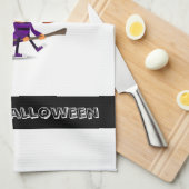 Serviette de cuisine Halloween Witch (Quart Plié)