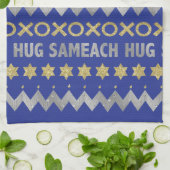 Serviette de cuisine "Hanoukka Hug Sameach" (Plié)