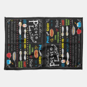 Serviette de cuisine "Hanoukka Potato Latke Recipe (Horizontal)