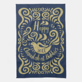 Serviette de cuisine "Happy Chanukah Blackboard Do (Vertical)