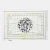 Serviette de cuisine "Happy Passover Words" (Horizontal)