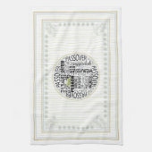 Serviette de cuisine "Happy Passover Words" (Vertical)