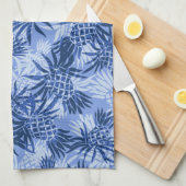 Serviette de cuisine hawaïenne de Camo d'ananas (Quart Plié)