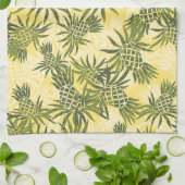 Serviette de cuisine hawaïenne de Camo d'ananas (Plié)