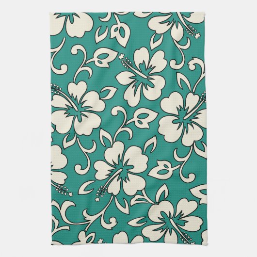 Serviette de cuisine hawaïenne de Malia Hibiscus (Vertical)