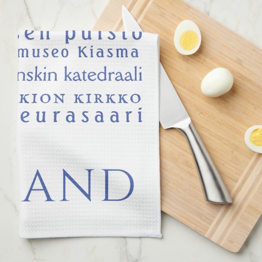 serviette de cuisine Helsinki (Quart Plié)