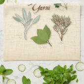 Serviette de cuisine Herb Bouquet (Plié)