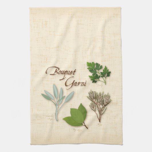 Serviette de cuisine Herb Bouquet (Vertical)