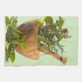 Serviette de cuisine--Herbes (Horizontal)