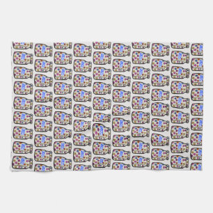 Serviette de cuisine Hippie Flour Power