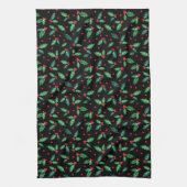 Serviette de cuisine Holiday Holly (Vertical)