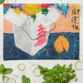 Serviette de cuisine "Hong Kong Cafe" (Plié)