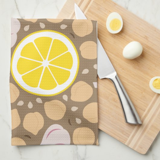 Serviette de cuisine Hummus (Quart Plié)