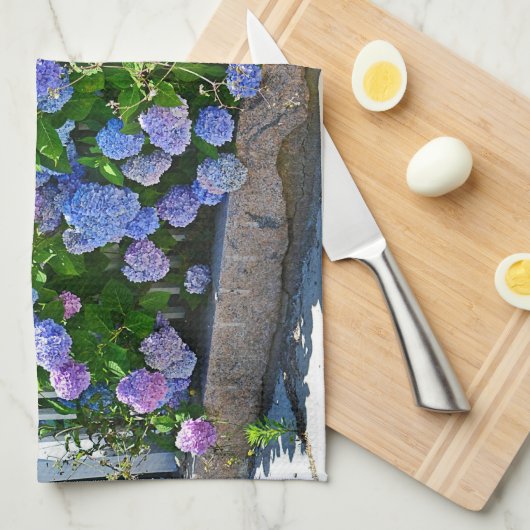 Serviette de cuisine Hydrangea (Quart Plié)