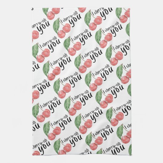 Serviette de cuisine I Cherry-ish You (Vertical)