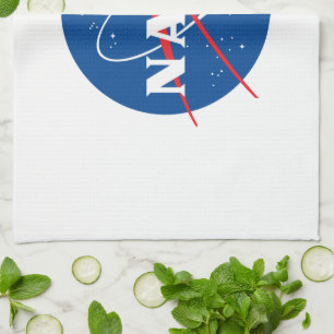 Serviette de cuisine Iconique NASA (blanc roquette