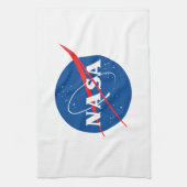 Serviette de cuisine Iconique NASA (blanc roquette (Vertical)