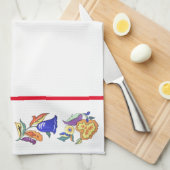Serviette de cuisine Imaginaire (Quart Plié)