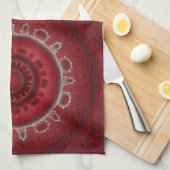 Serviette de cuisine impériale Couronne (Quart Plié)