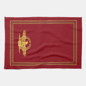 Serviette de cuisine impériale romaine de SPQR (Horizontal)