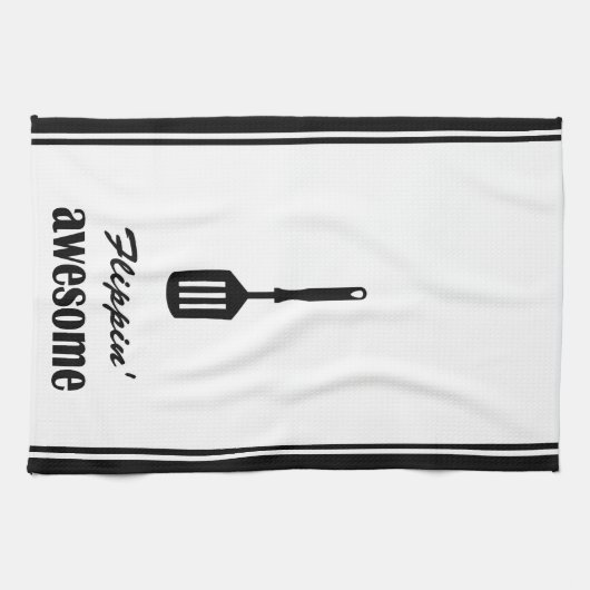 Serviette de cuisine impressionnante de Flippin (Horizontal)
