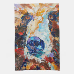 Serviette de cuisine In the Bear's Gaze