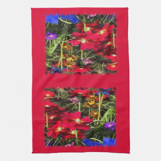 Serviette de cuisine Iridescente Spring (Vertical)