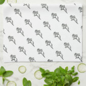 Serviette De Cuisine Iris (Plié)