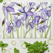 Serviette de cuisine Irises (Plié)
