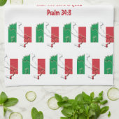 Serviette de cuisine ITALIE personnalisée (Plié)