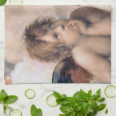 Serviette de cuisine italienne d'anges d'ange de (Plié)