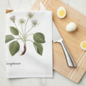 Serviette de cuisine italienne de poire (Quart Plié)