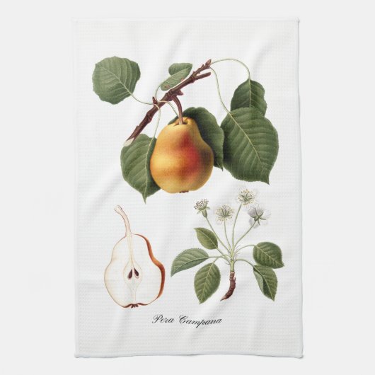 Serviette de cuisine italienne de poire (Vertical)