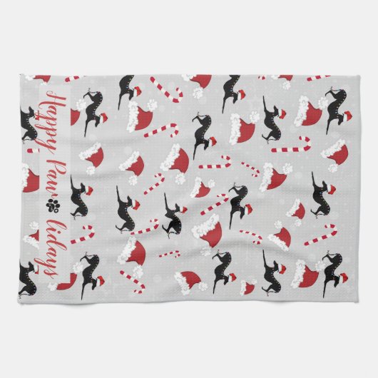 Serviette de cuisine italienne Greyhound (Horizontal)