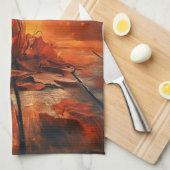 Serviette de cuisine Jack 'O Lantern (Quart Plié)