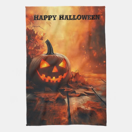 Serviette de cuisine Jack 'O Lantern (Vertical)