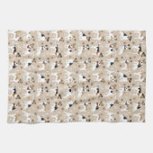 Serviette de cuisine Jack Russell Terrier avec pat (Horizontal)