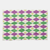 Serviette de cuisine Jacquard Mardi Gras (Horizontal)