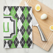 Serviette de cuisine Jacquard rétro (Quart Plié)