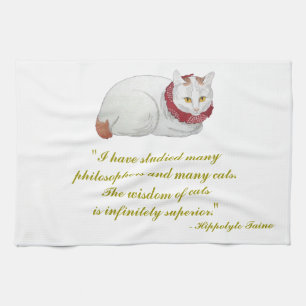 Serviette de cuisine japonaise de citation de