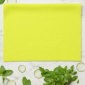 Serviette de cuisine jaune (Plié)