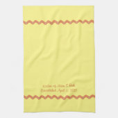 Serviette de cuisine jaune-orange de thé de (Vertical)