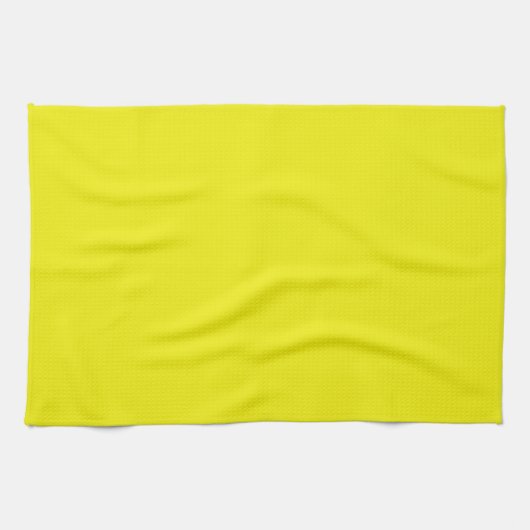 Serviette de cuisine jaune vif (Horizontal)