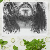 Serviette de cuisine Jésus (Plié)